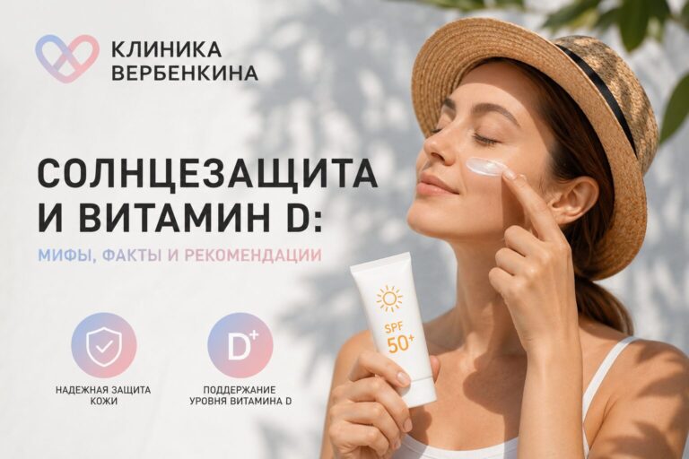 Солнцезащитный крем и витамин Д: мифы, факты и рекомендации врача