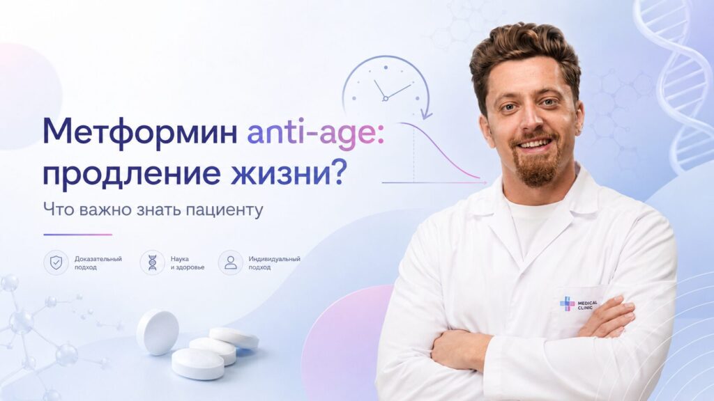 Метформин анти-эйдж продление жизни: мифы, факты и спорт