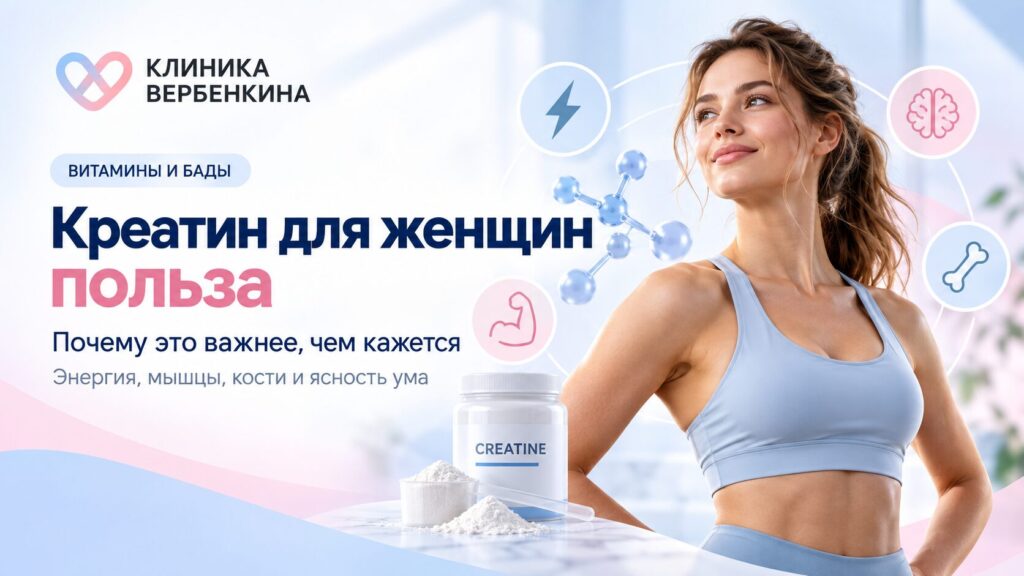 Креатин для женщин польза: почему это важнее, чем кажется