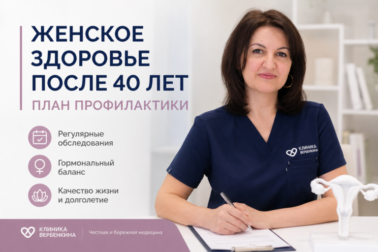 Женское здоровье после 40: план профилактики
