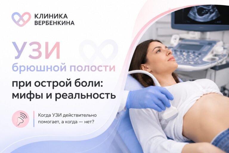УЗИ брюшной полости при острой боли: мифы и реальность
