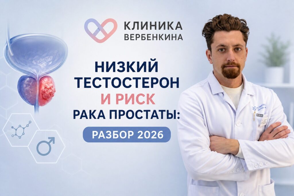 Низкий тестостерон и риск рака простаты: разбор 2026