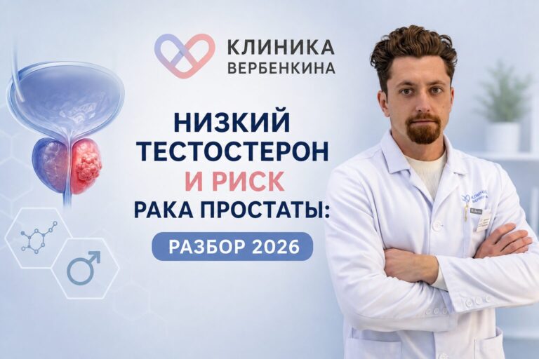 Низкий тестостерон и риск рака простаты: разбор 2026