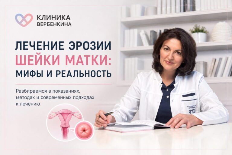 Лечение эрозии шейки матки: мифы и реальность