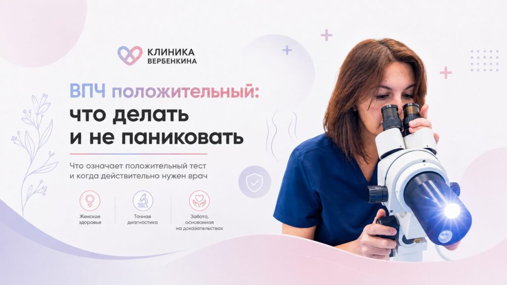 ВПЧ положительный у женщин: что делать и не паниковать