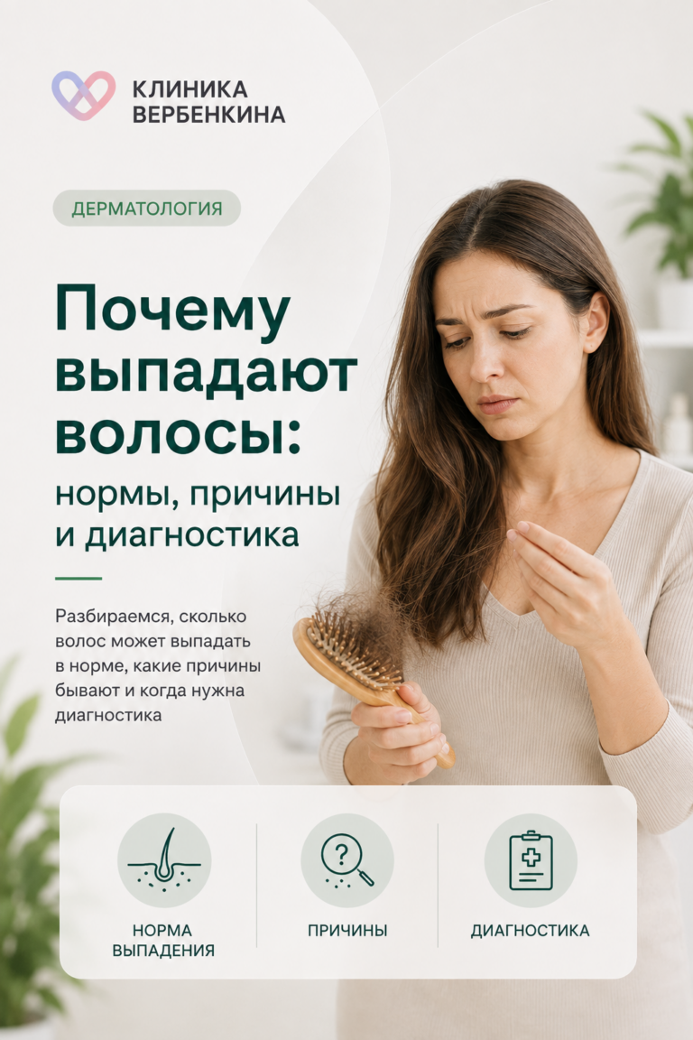 Почему выпадают волосы: нормы, причины и диагностика