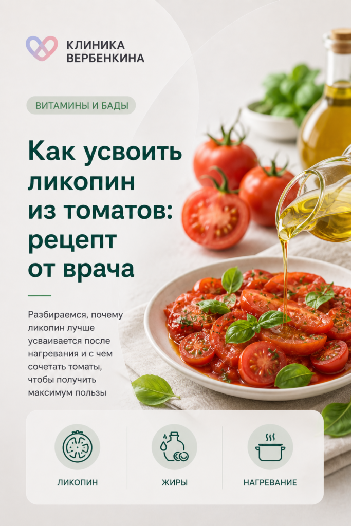 Как усвоить ликопин из томатов: рецепт от врача