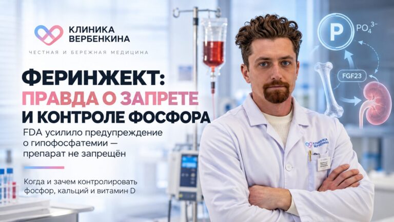 Феринжект: правда о запрете и контроле фосфора