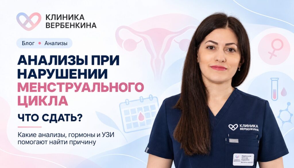 Анализы при нарушении менструального цикла: что сдать